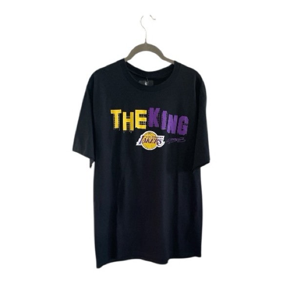 Los Angeles Lakers Men's Black Short Sleeve Crew Neck t-shirt Size (large) - Picture 1 of 6